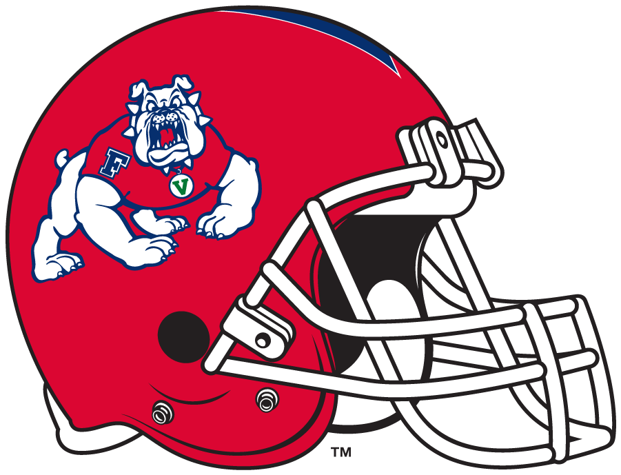 Fresno State Bulldogs 2006-2016 Helmet Logo iron on transfers for T-shirts
